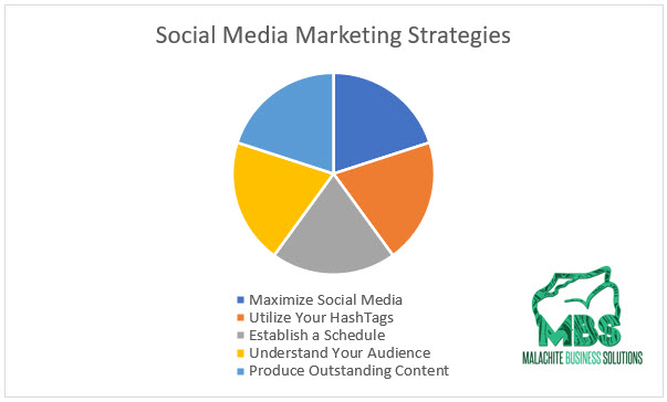 Social Media Marketing Pie Chart Malachite Business Solutions