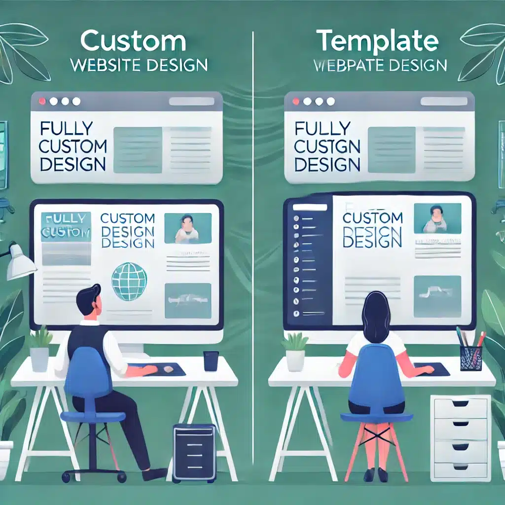 Custom Website Design vs. Templates: Best for You?