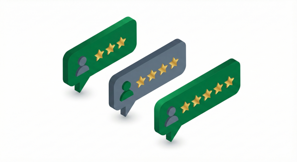 essential small business website features social proof testimonials