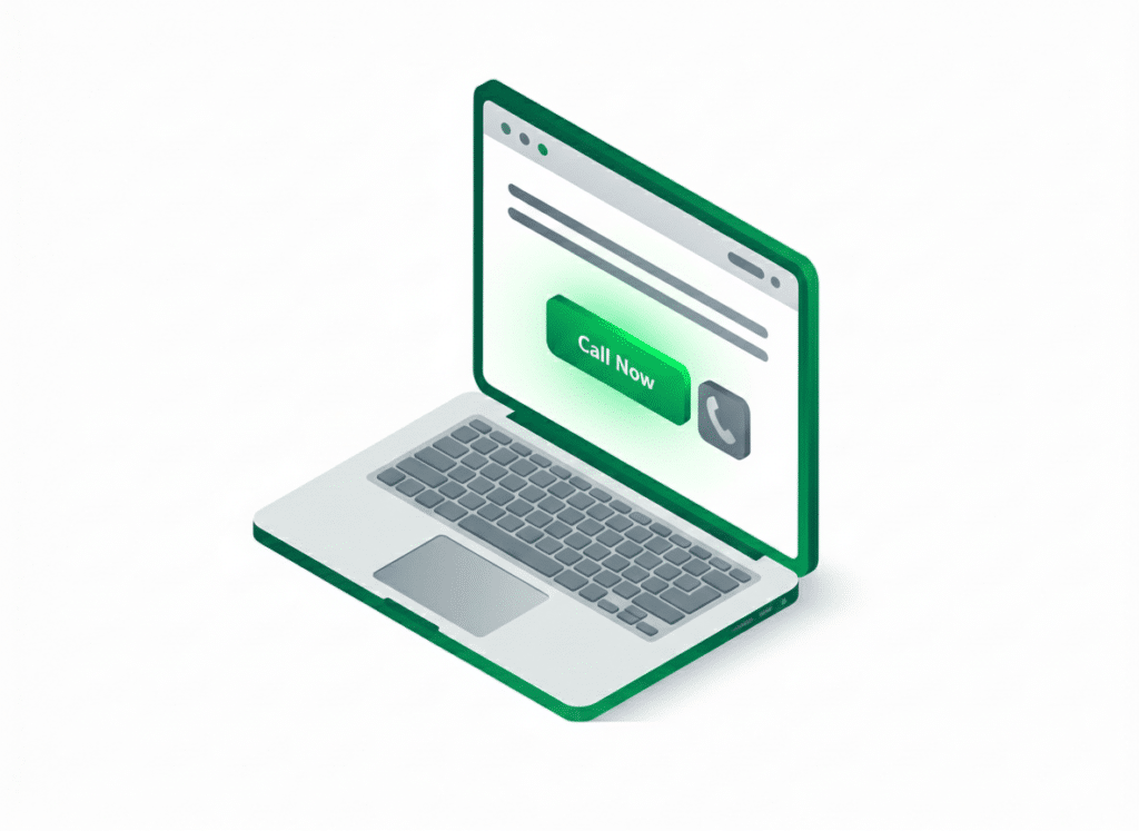 essential small business website features header contact info